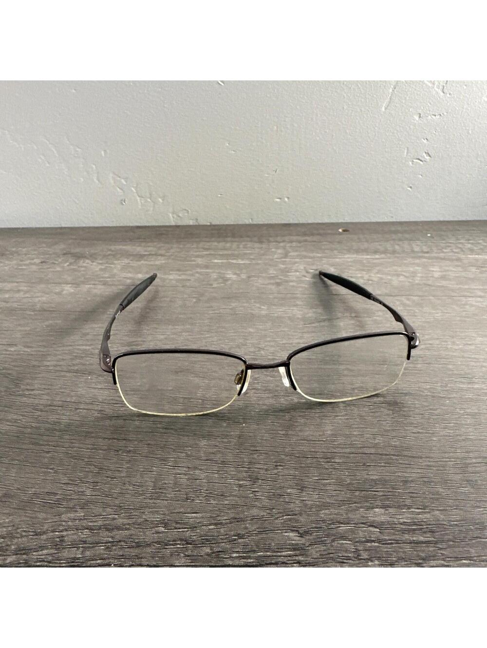 Oakley Eyeglasses Spoke 4.0 Pewter Black Silver 52-18-142 FRAMES ONLY